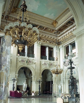 Chandelier Conservation & Repatination: The Breakers 