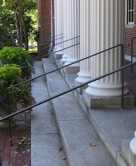 Wood Column Restoration: Concord Library
