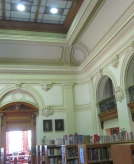 Decorative Plaster Repair: Lawrence Library 