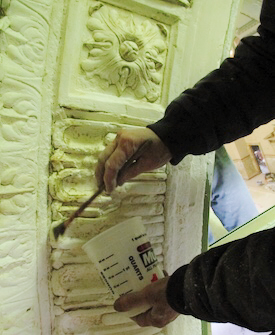 Decorative Plaster Dome Restoration: Old Stone Bank