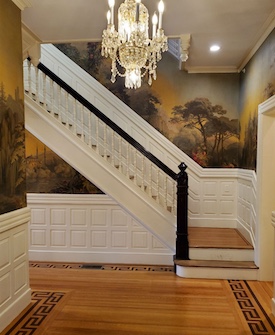 Antique Wallpaper Restoration: Brewer Young Mansion